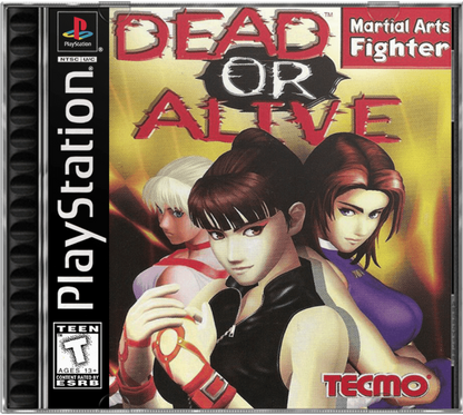 Dead or Alive cover art for PlayStation 1 (PS1) video game