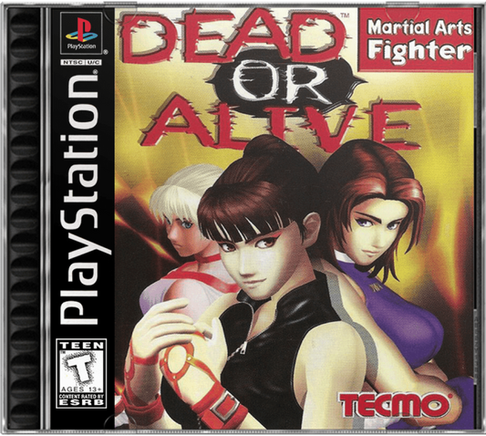 Dead or Alive cover art for PlayStation 1 (PS1) video game