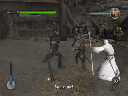 The Lord of the Rings: The Two Towers gameplay for PlayStation 2 video game