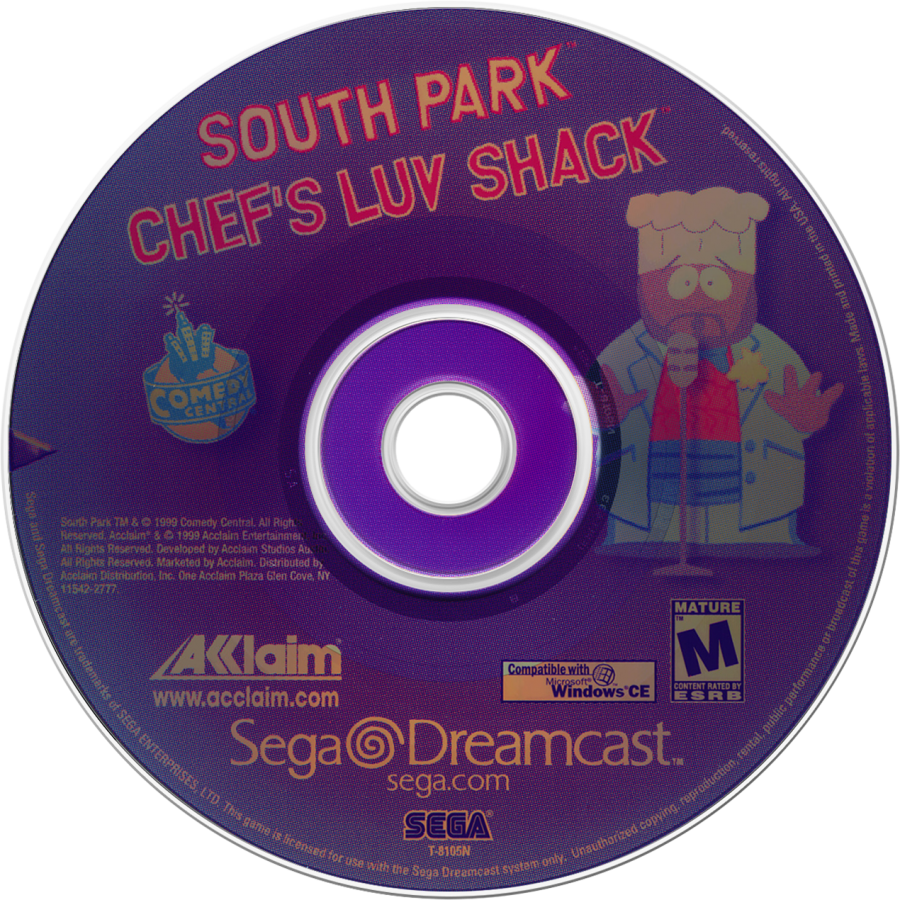 Chef's Luv Shack Sega Dreamcast for retro video game enthusiasts featuring party game gameplay trivia challenges mini games animated humor multiplayer competition cartoon inspired entertainment and collectible gaming appeal disc 