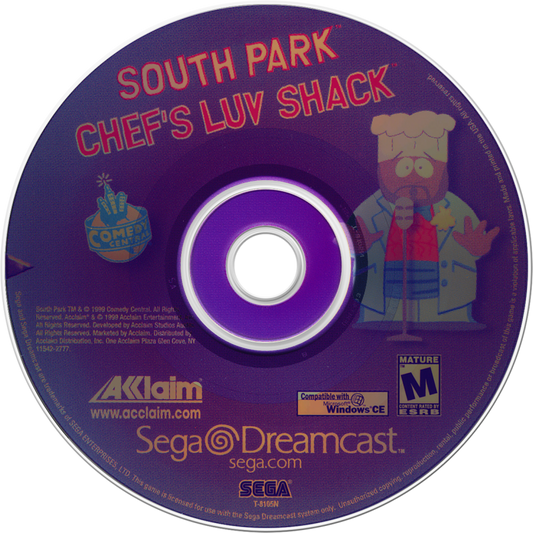 Chef's Luv Shack Sega Dreamcast for retro video game enthusiasts featuring party game gameplay trivia challenges mini games animated humor multiplayer competition cartoon inspired entertainment and collectible gaming appeal disc 