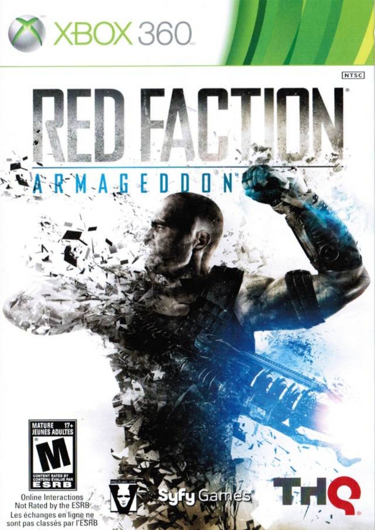Retro Red Faction Armageddon Xbox 360 inspired design featuring sci fi third person shooter aesthetic vintage HD era Martian underground destruction geomod gameplay alien infestation explosive combat futuristic rebellion industrial ruins chaos nostalgic action game presentation cover art