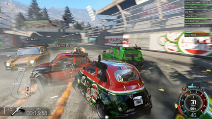 Gas Guzzlers Extreme Nintendo Switch video game featuring high speed arcade racing gameplay customizable cars explosive combat racing upgrades and portable console racing action title gameplay