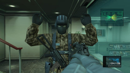 Metal Gear Solid 2 Essentials Collection for PlayStation 2 stealth action game featuring tactical espionage missions cinematic storytelling solid snake gameplay part of the Essentials Collection gameplay 