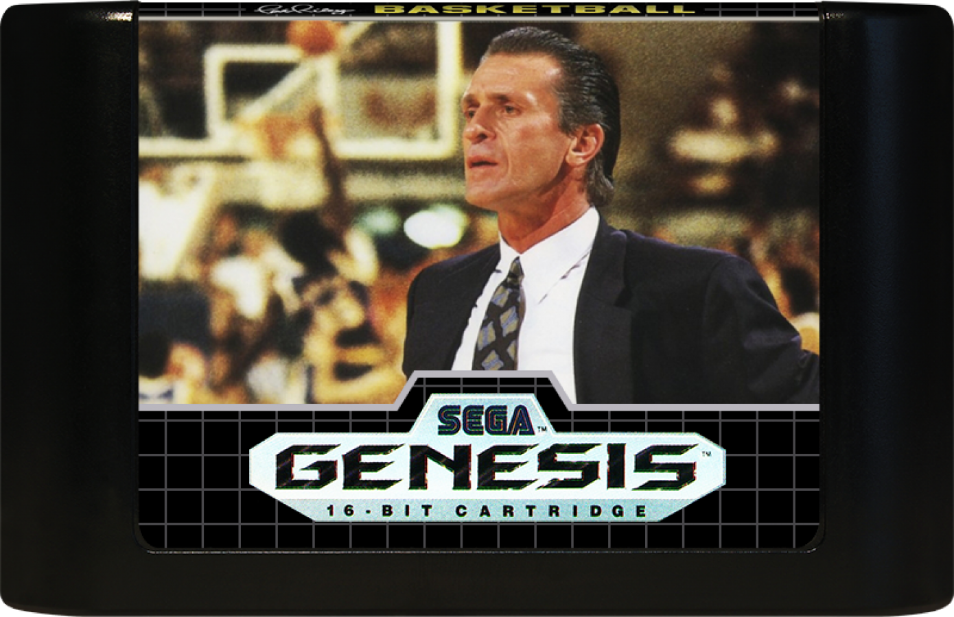 Pat Riley's Basketball cartridge for Sega Genesis (GEN) video game