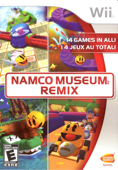 Namco Museum Remix – Nintendo Wii (Wii) arcade classic compilation party video game cover art