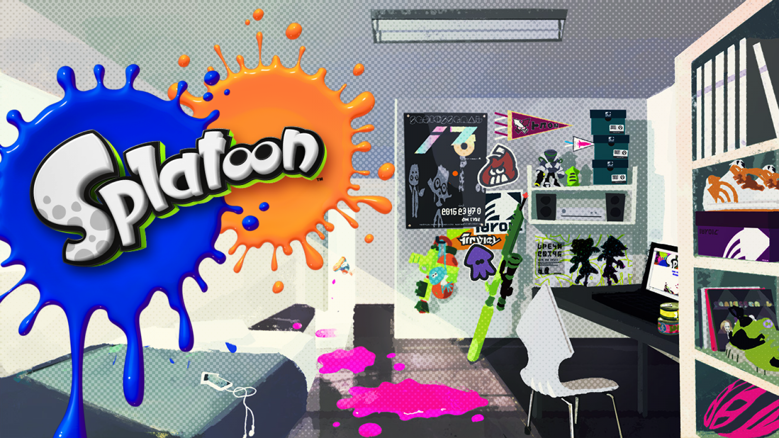 Splatoon loading screen for Nintendo Wii U (WiiU) video game