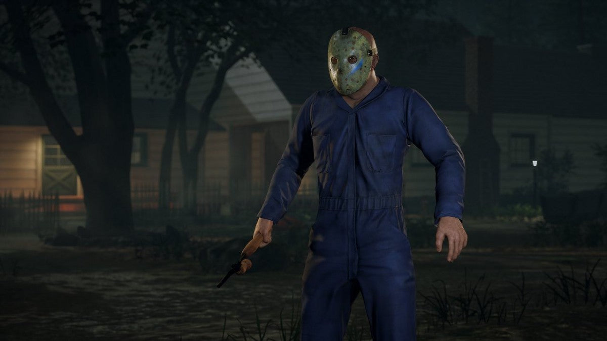 Friday the 13th: The Game Ultimate Slayer Edition for Nintendo Switch (NS) at Gamers INC, featuring the iconic Jason Voorhees on the cover, including all released DLC and retail-exclusive content for the ultimate horror gaming experience on the go gameplay screenshot