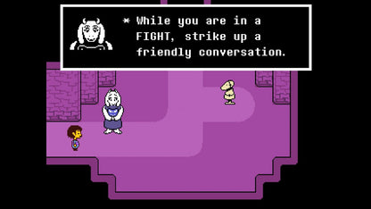 Undertale Nintendo Switch inspired design featuring beloved indie role playing adventure aesthetic charming pixel art world memorable characters choice driven storytelling unique turn based encounters emotional narrative and exploration gameplay presentation gameplay  
