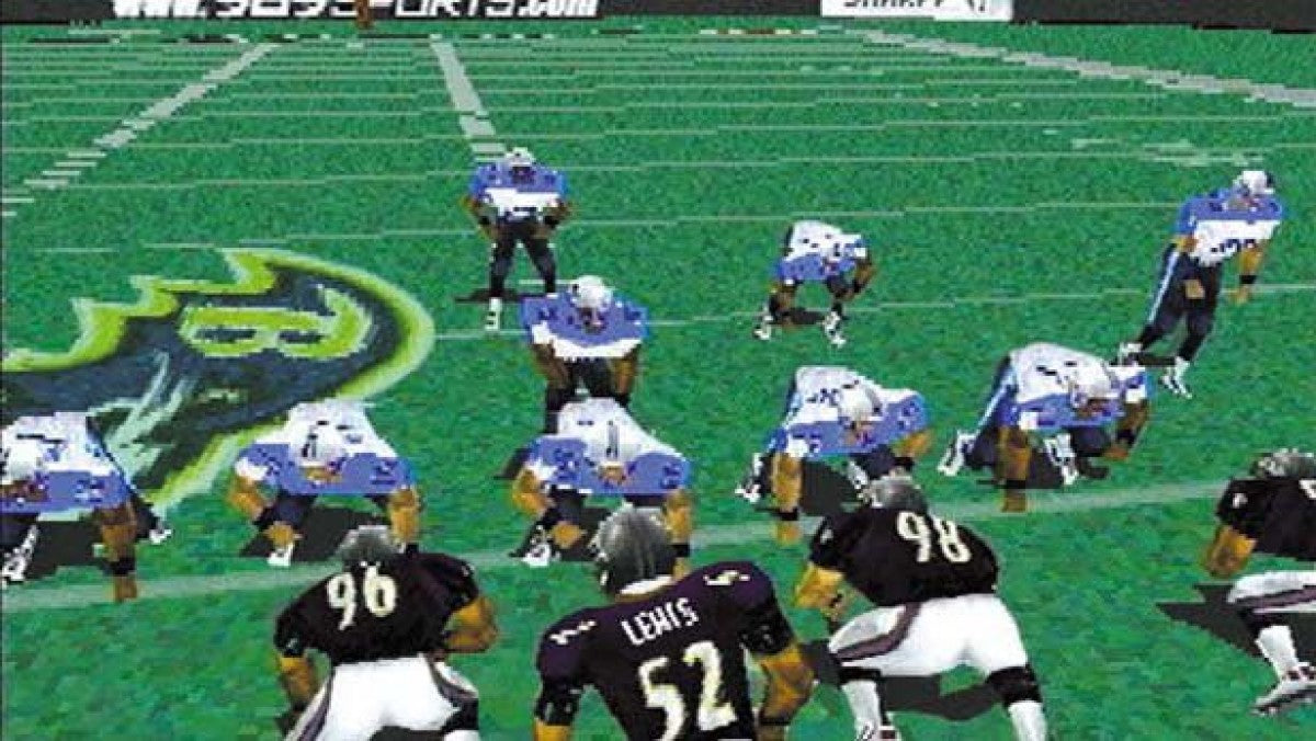 NFL GameDay 2002 – PlayStation 2 (PS2) American football sports video game gameplay