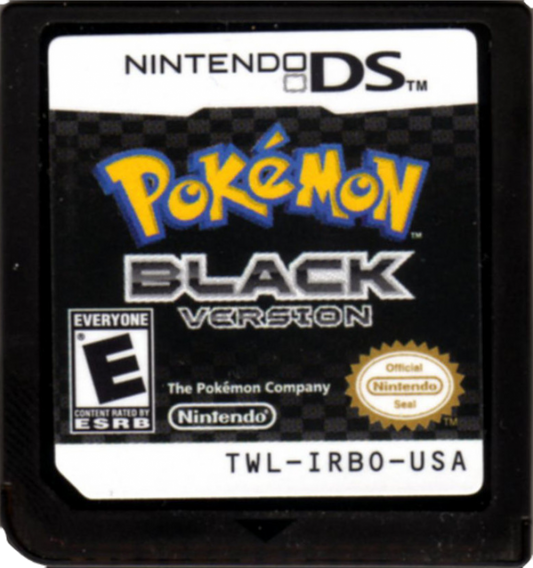 Pokemon Black Version cartridge for Nintendo DS (DS) video game