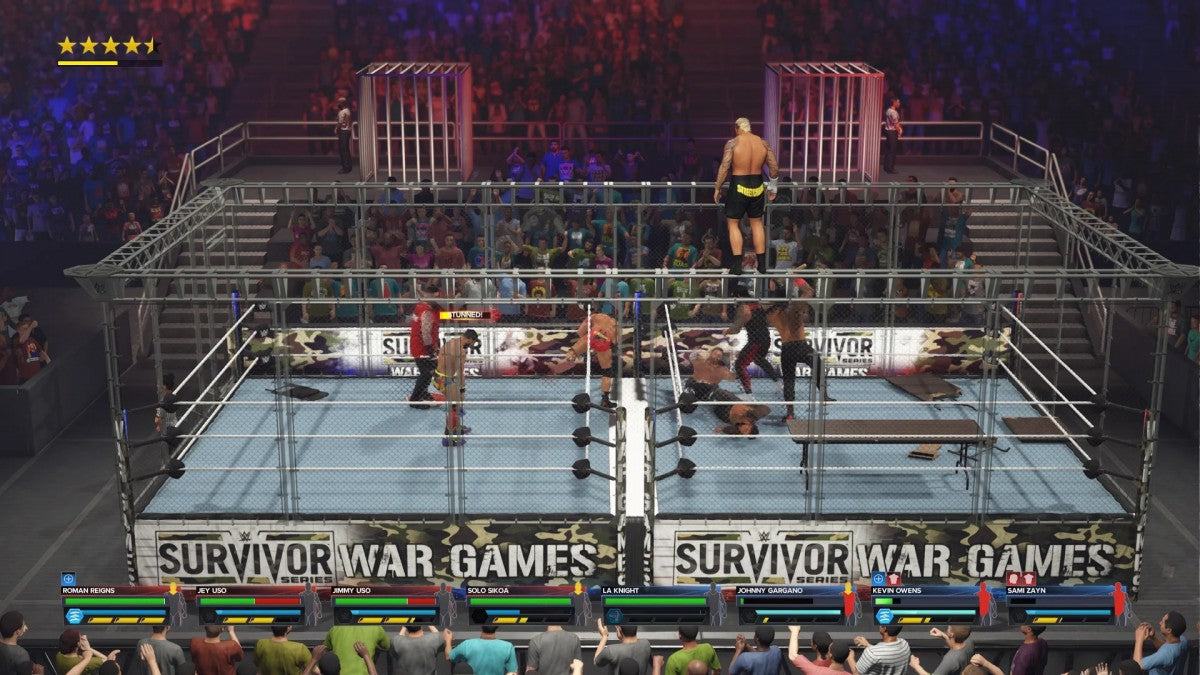 WWE 2K23 gameplay for PlayStation 5 (PS5) wrestling sports video game