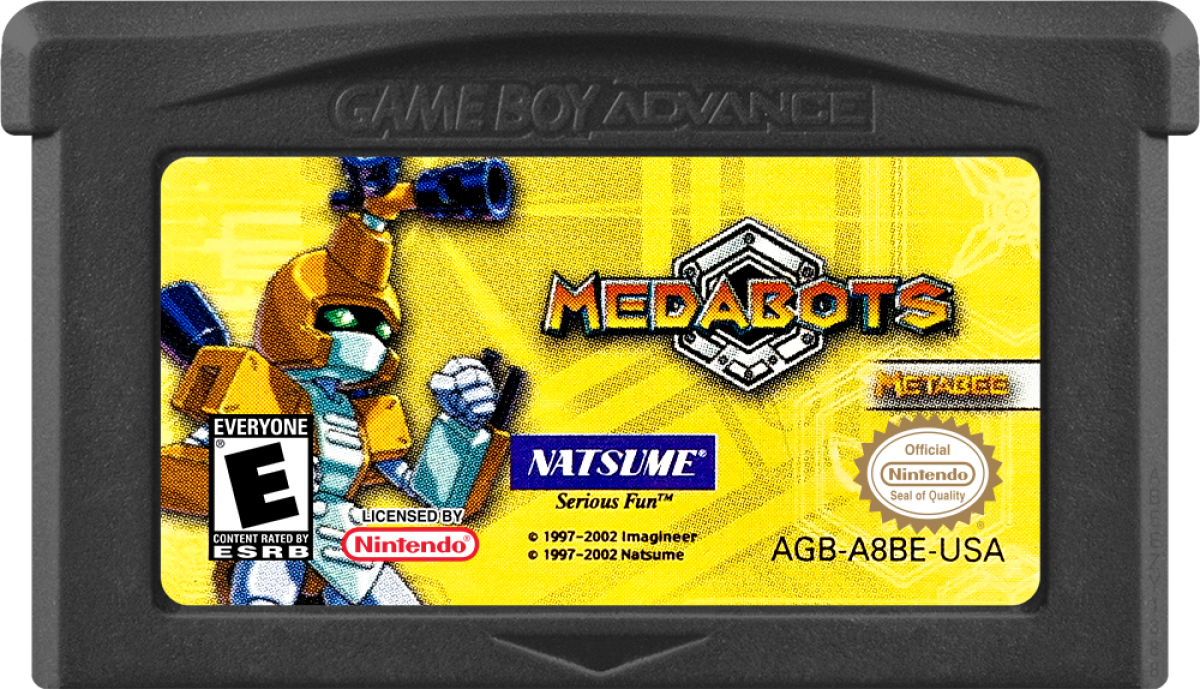 Medabots Metabee Version game cartridge for Game Boy Advance (GBA) video game