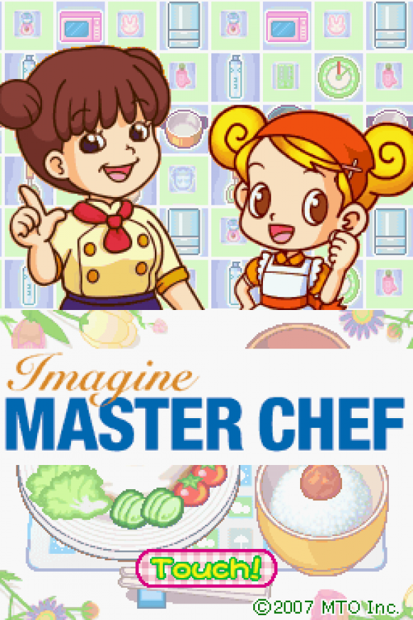 Imagine Master Chef Nintendo DS cooking simulation game with recipe challenges kitchen tasks and culinary creativity for young players gameplay