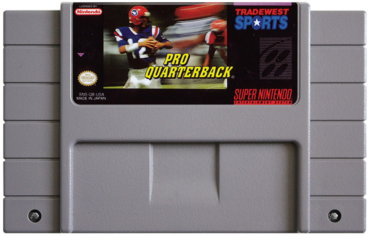 Pro Quarterback cartridge for Super Nintendo Entertainment System SNES retro video game