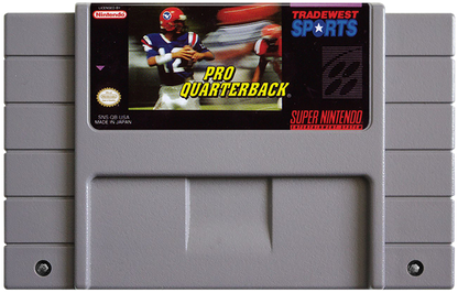 Pro Quarterback cartridge for Super Nintendo Entertainment System SNES retro video game