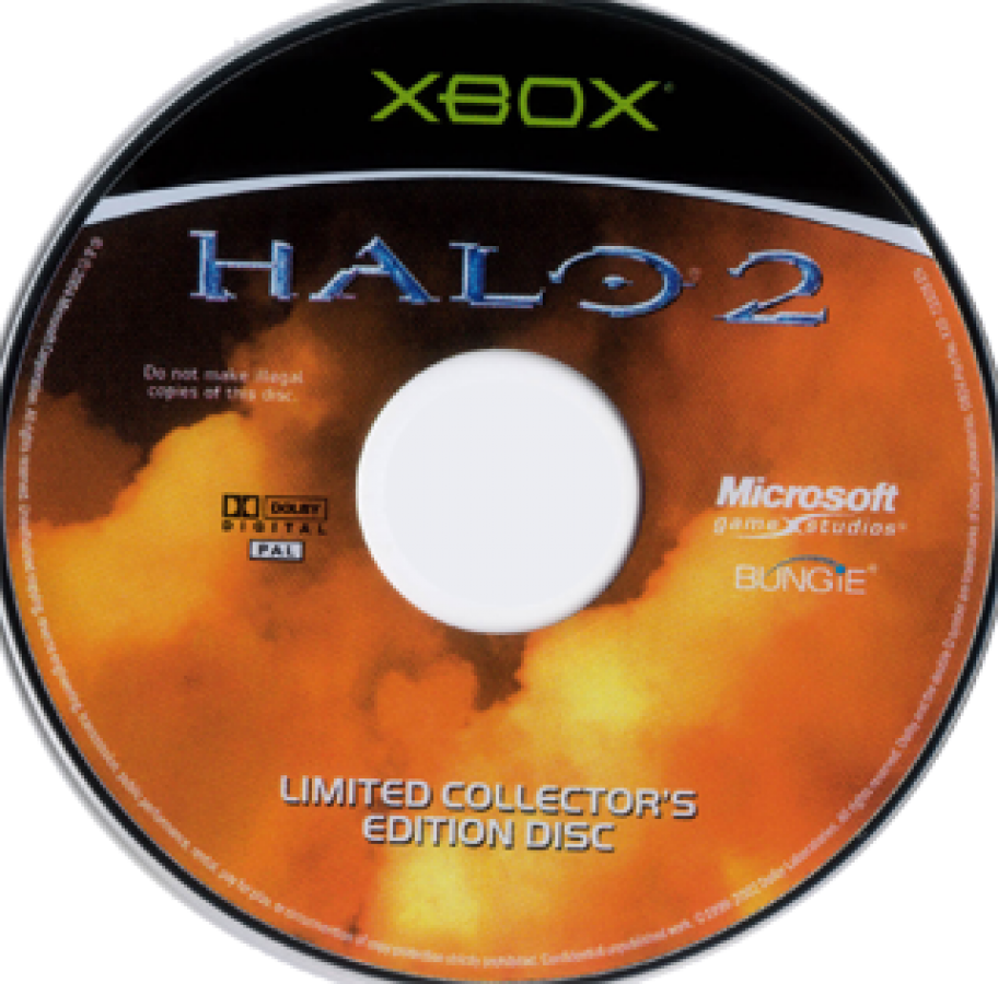 Halo 2 disc cover art for Xbox XBOX video game