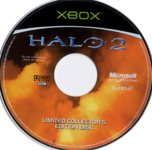 Halo 2 disc cover art for Xbox XBOX video game