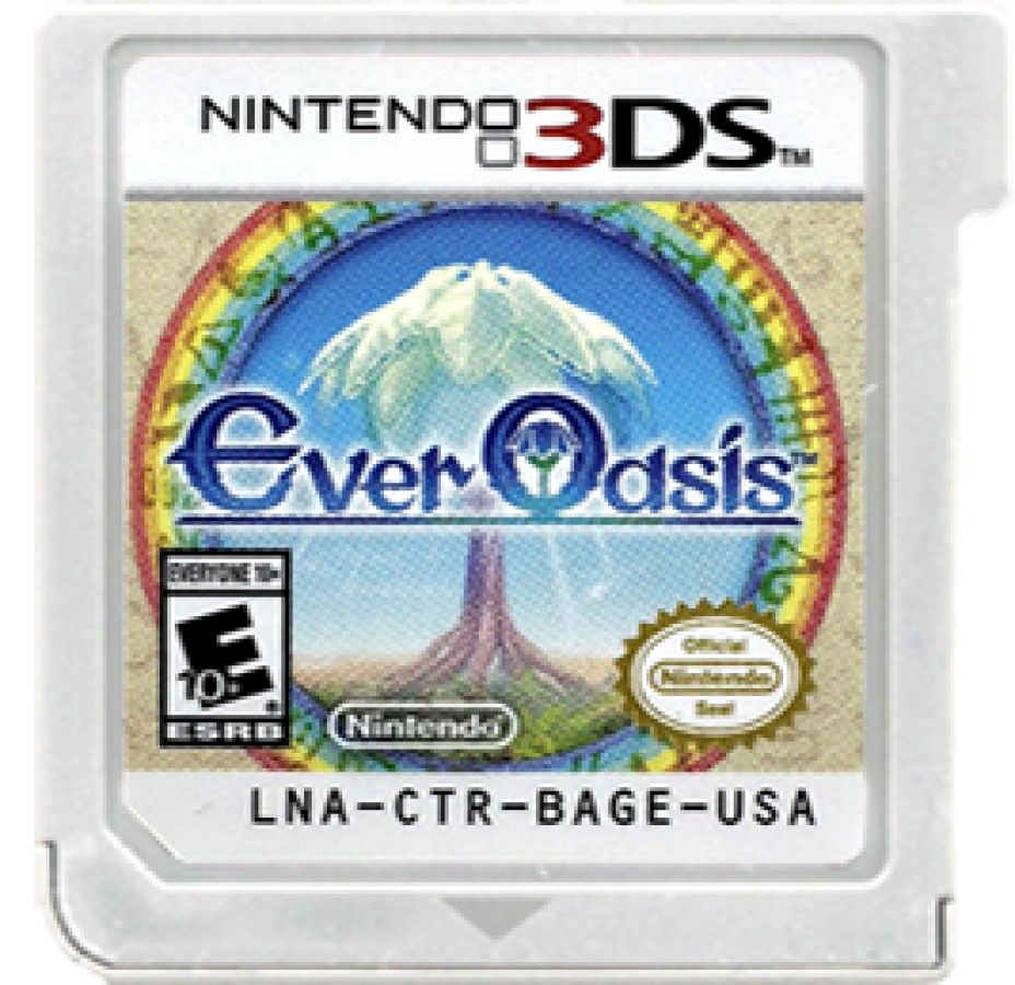 Ever Oasis cartridge for Nintendo 3DS (3DS) action role-playing video game