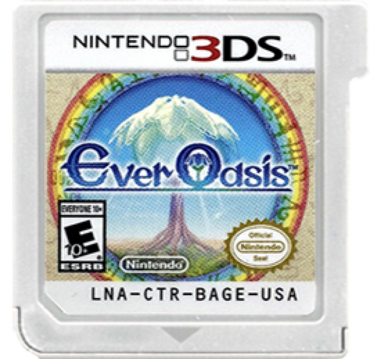 Ever Oasis cartridge for Nintendo 3DS (3DS) action role-playing video game