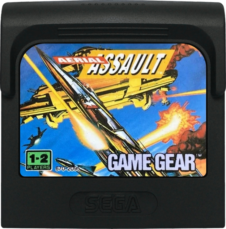 Aerial Assault cartridge for Sega Game Gear (GG) video game