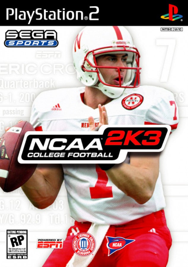 NCAA College Football 2K3 – PlayStation 2 (PS2) college football sports video game cover art