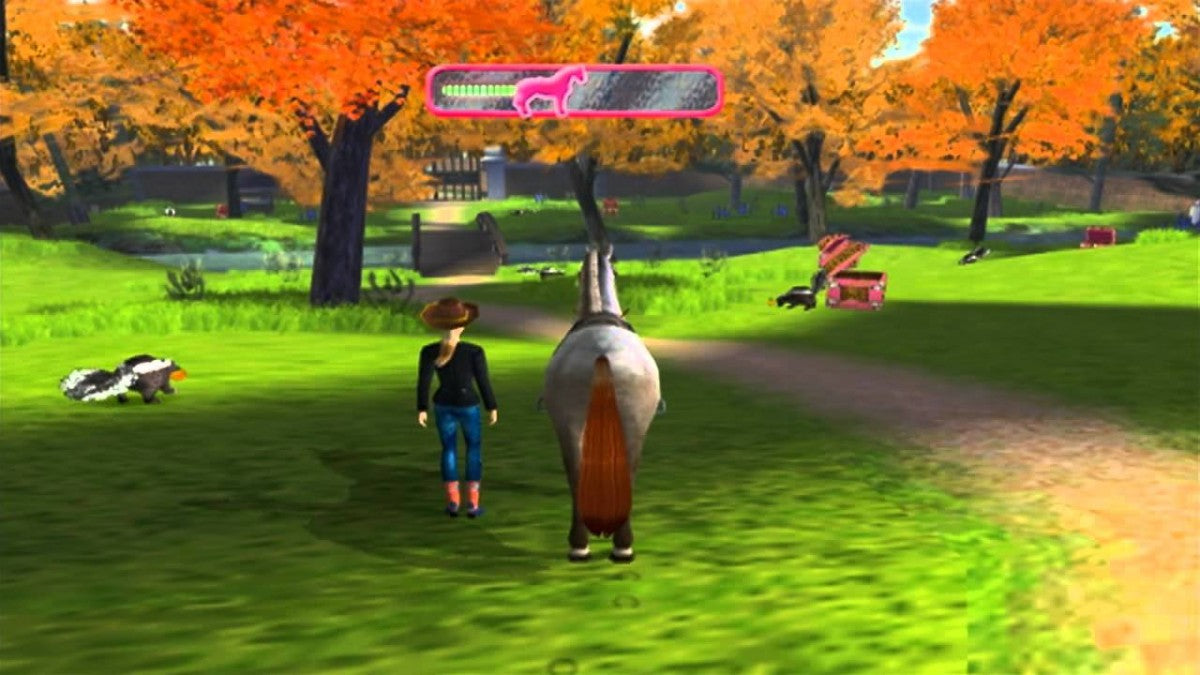 Barbie’s Horse Adventure: Wild Horse Rescue for PlayStation 2 with horseback riding and animal rescue theme gameplay