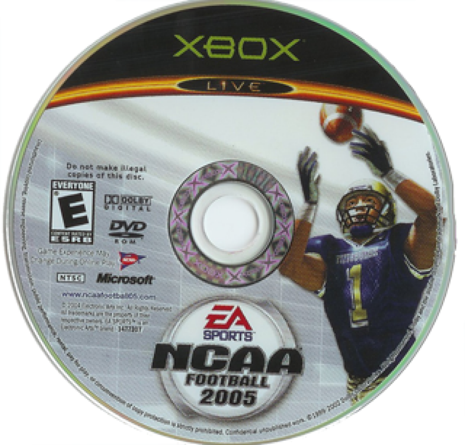 NCAA Football 2005 disc for Xbox (XBOX) video game