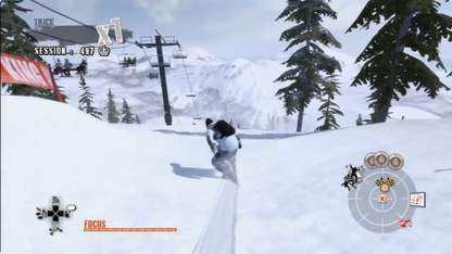 Shaun White Snowboarding PlayStation 3 PS3 video game, extreme sports, snowboarding action, open-mountain gameplay, Ubisoft title gameplay