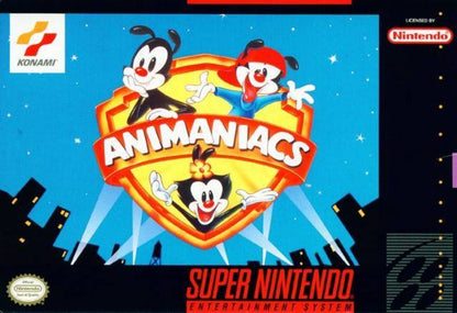 Animaniacs cover art for Super Nintendo Entertainment System (SNES) video game