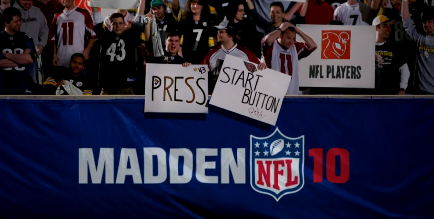 Madden NFL 10 title screen for PlayStation 3 (PS3) video game