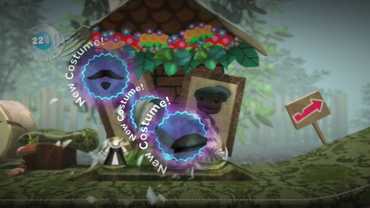 LittleBigPlanet gameplay for Playstation 3 (PS3) puzzle-platform video game.