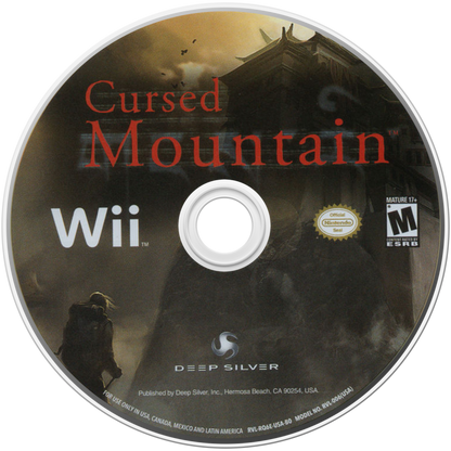 Cursed Mountain Nintendo Wii for survival horror video game fans featuring psychological horror gameplay Himalayan mountain exploration supernatural spirits motion controls puzzle solving atmospheric environments haunting storytelling intense survival adventure collectible gaming appeal disc