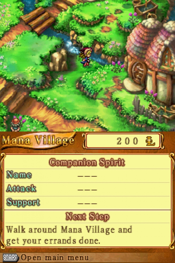 Children of Mana Nintendo DS game featuring action RPG gameplay with real time combat dungeon exploration character progression and cooperative multiplayer in the Mana series fantasy world gameplay