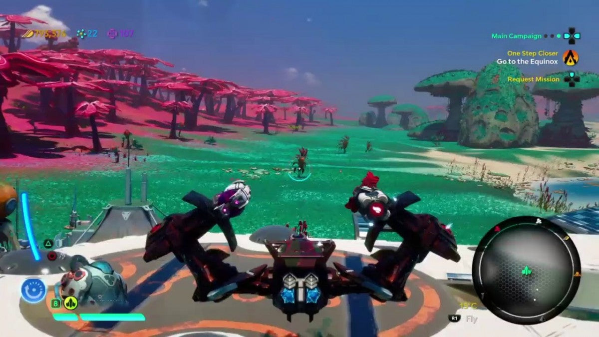 Starlink Battle for Atlas PlayStation 4 PS4 open-world space action-adventure game with modular starships interchangeable parts planetside exploration Ubisoft toys-to-life gameplay screenshot