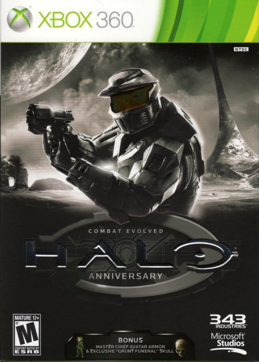 Halo: Combat Evolved Anniversary cover art for Xbox 360 (X360) sci-fi first-person shooter video game