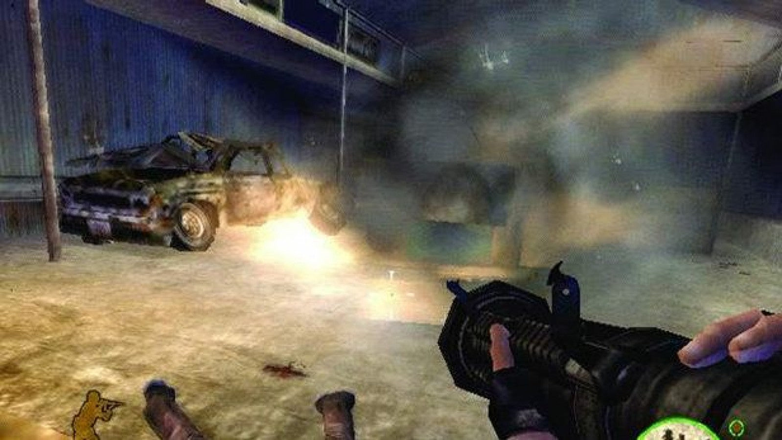 Delta Force: Black Hawk Down gameplay for PlayStation 2 (PS2) modern military first-person shooter video game