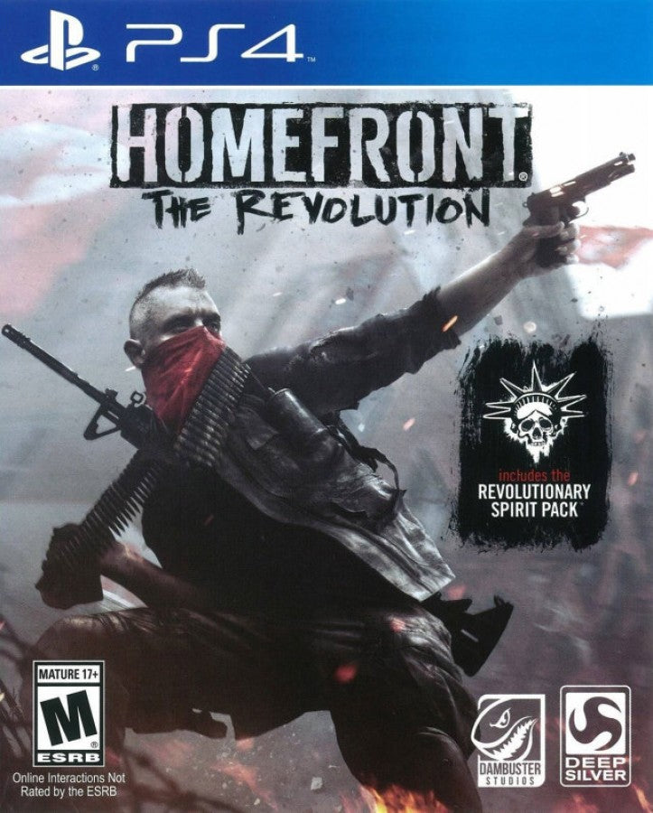 Homefront: The Revolution [SteelBook Edition] – PlayStation 4 (PS4) video game cover image, open-world first-person shooter published by Deep Silver