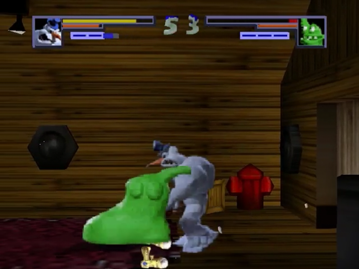 Clay Fighter 63 1/3 gameplay for Nintendo 64 N64 video game