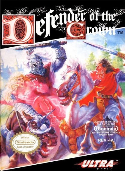 Defender of the Crown cover art for Nintendo Entertainment System (NES) video game