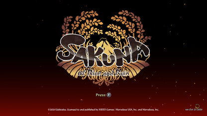 Sakuna Of Rice and Ruin for Nintendo Switch action platformer and farming simulation game featuring side scrolling combat rice cultivation mechanics Japanese mythology setting and adventure gameplay