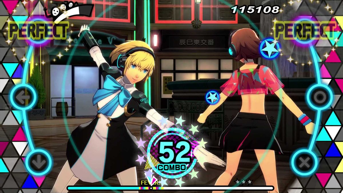 Persona 3: Dancing in Moonlight – PlayStation 4 (PS4) video game gameplay, rhythm music game.