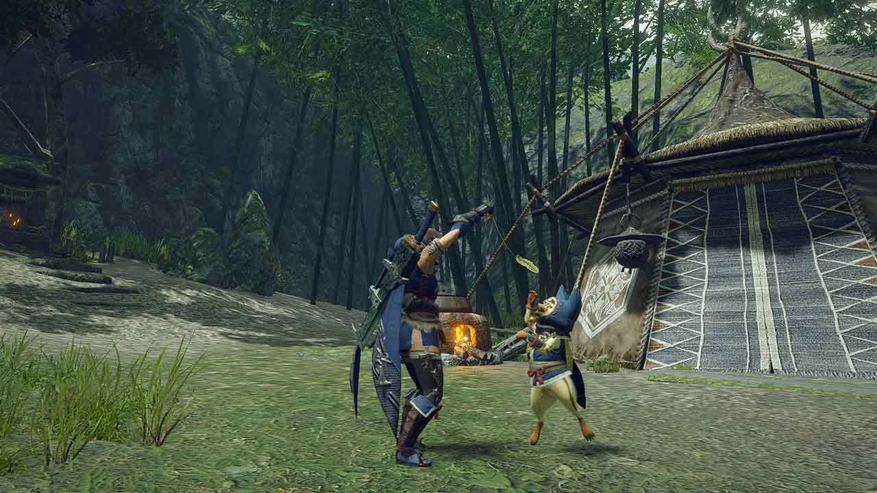 Monster Hunter Rise Sunbreak Collector's Edition gameplay image for Nintendo Switch (NS) video game