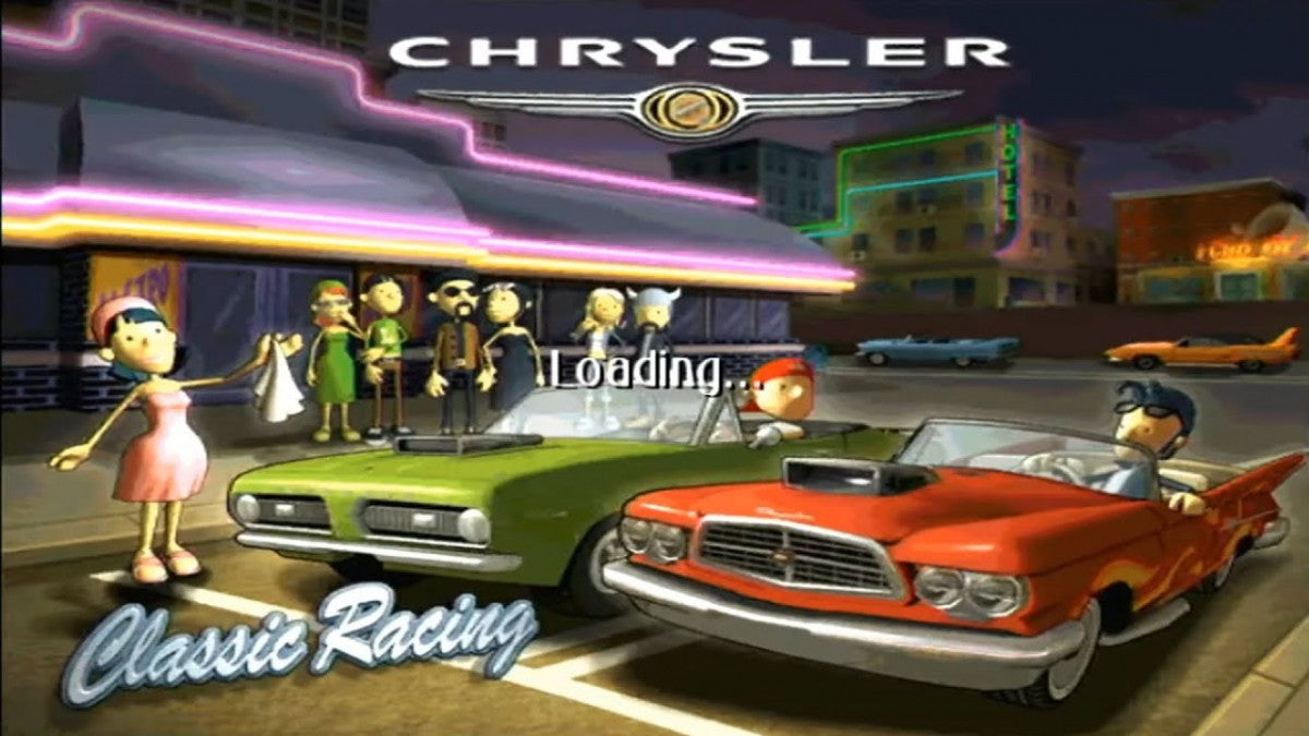 Chrysler Classic Racing loading screen for Nintendo Wii (Wii) video game