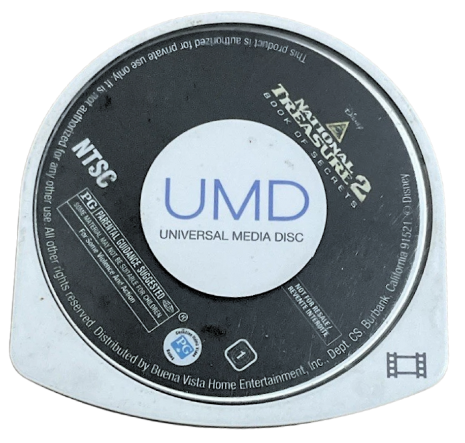 National Treasure [PSP Movie] disc for PlayStation Portable (PSP) action adventure film