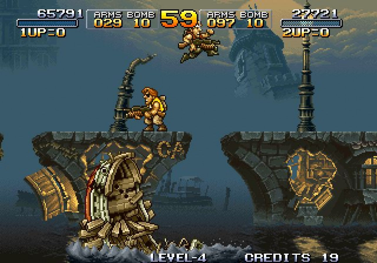 Metal Slug Anthology – Nintendo Wii (Wii) run and gun arcade shooter video game gameplay