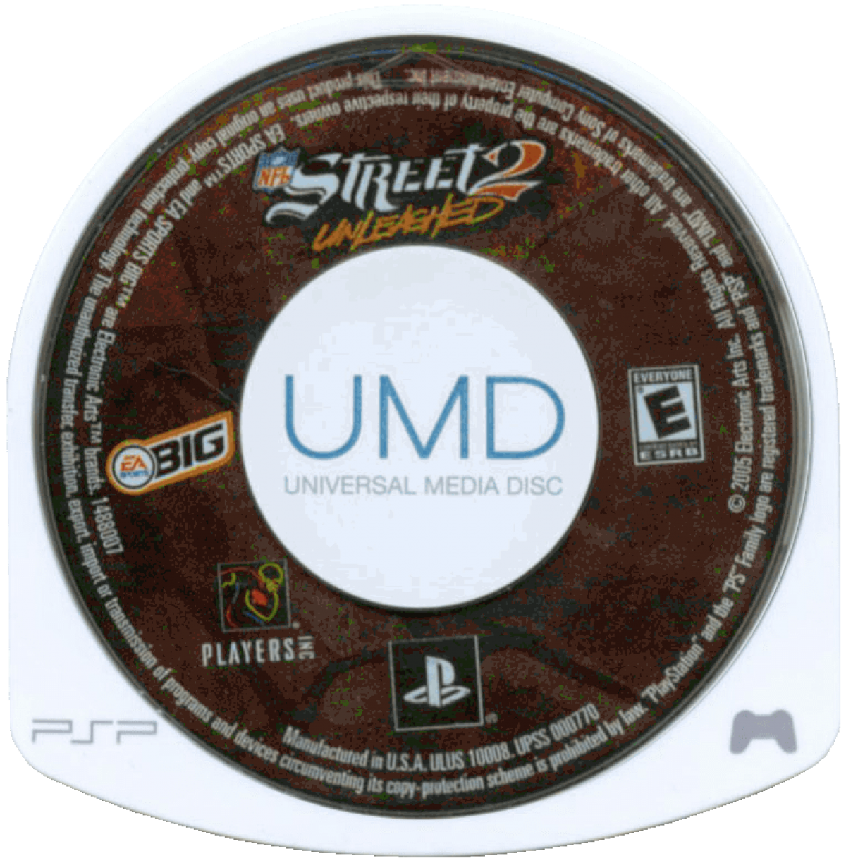 NFL Street 2 Unleashed disc for PlayStation Portable (PSP) football sports game