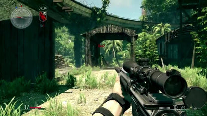 Sniper: Ghost Warrior gameplay for Xbox 360 (X360) tactical first-person sniper shooter video game