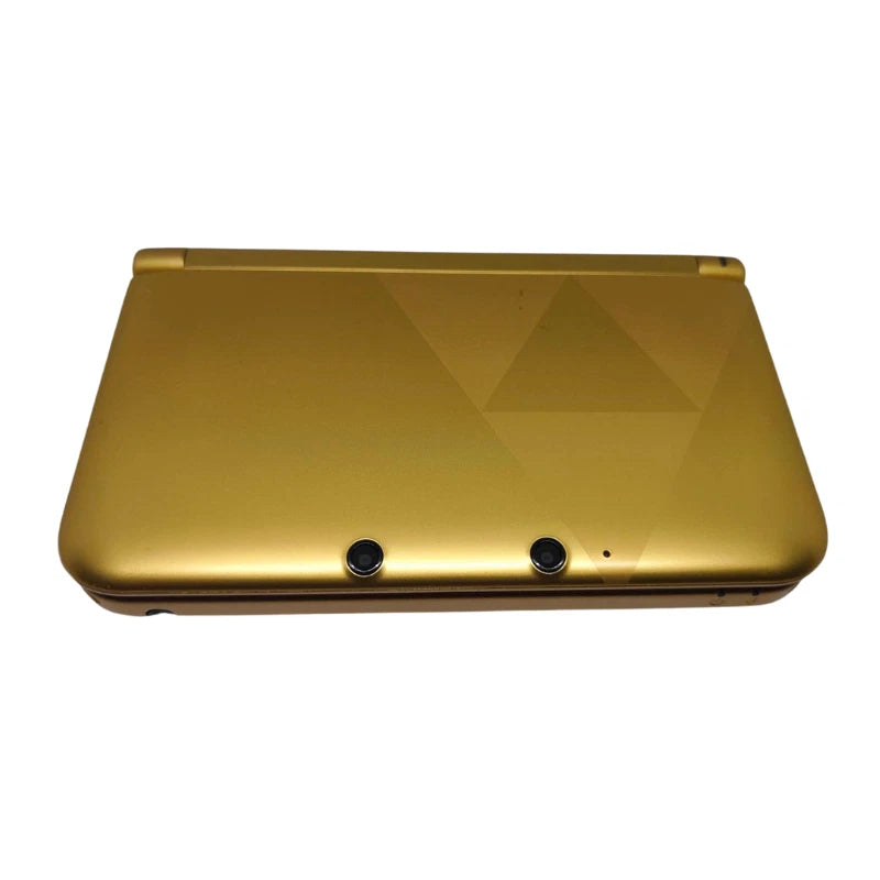 The Legend of Zelda A Link Between Worlds Limited Edition Nintendo 3DS XL console featuring exclusive Zelda-themed design and collectible handheld gaming system