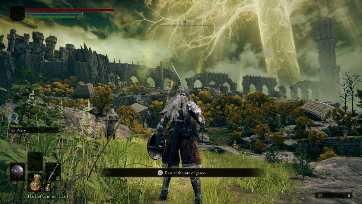 Elden Ring Xbox Series X XSX video game featuring open world action role playing gameplay challenging Soulslike combat fantasy adventure the Lands Between exploration Tarnished character customization powerful boss battles magic spells weapon upgrades legendary weapons dungeon crawling quests mysterious lore and epic enemy encounters classic Xbox Series X gaming retro video game collection collectible gaming appeal gameplay